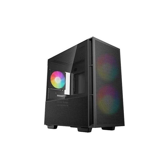 Deepcool R-CH360-BKAPE3-G Caja Gaming CH360 Micro ATX ARGB con 3 Ventiladores, Cristal Templado, USB 3.0, Tipo-C, Negra Deepcool R-CH360-BKAPE3-G Caja Gaming CH360 Micro ATX ARGB con 3 Ventiladores, Cristal Templado, USB 3.0, Tipo-C, Negra