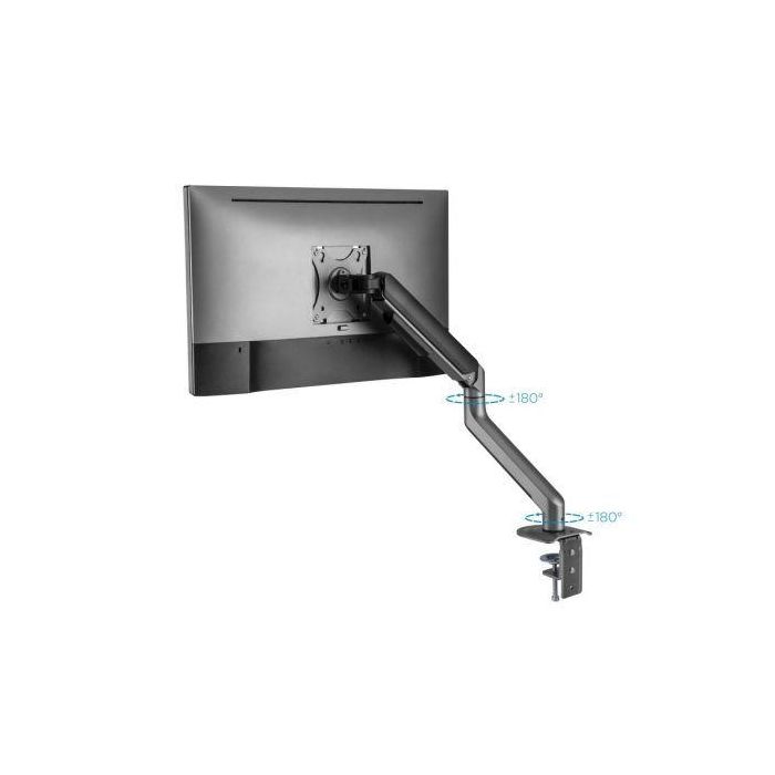 TooQ Soporte de Mesa para Monitor DB4032TNR-G Giratorio Inclinable VESA 75x75/100x100 hasta 9kg Gris