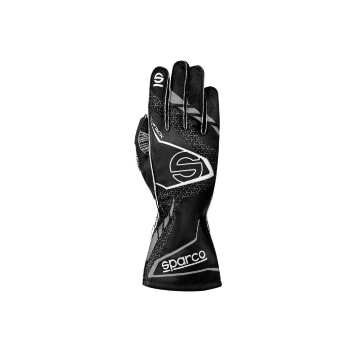 Sparco Guantes K-Attack 2025 Negro-Gris Talla 10 SBKG0004B0K10010 Costuras Exteriores, Palma Ultragrip