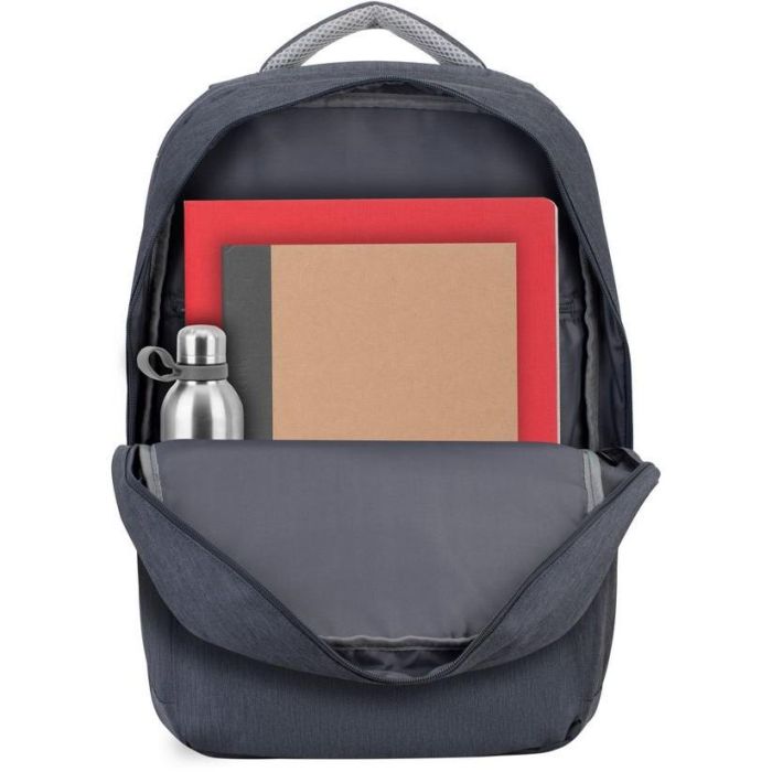 Rivacase 7567 Mochila Portátil 17.3 Pulgadas Prater - Protección Antirrobo, Carga USB, Gris Oscuro 5 Rivacase 7567 Mochila Portátil 17.3 Pulgadas Prater - Protección Antirrobo, Carga USB, Gris Oscuro 5