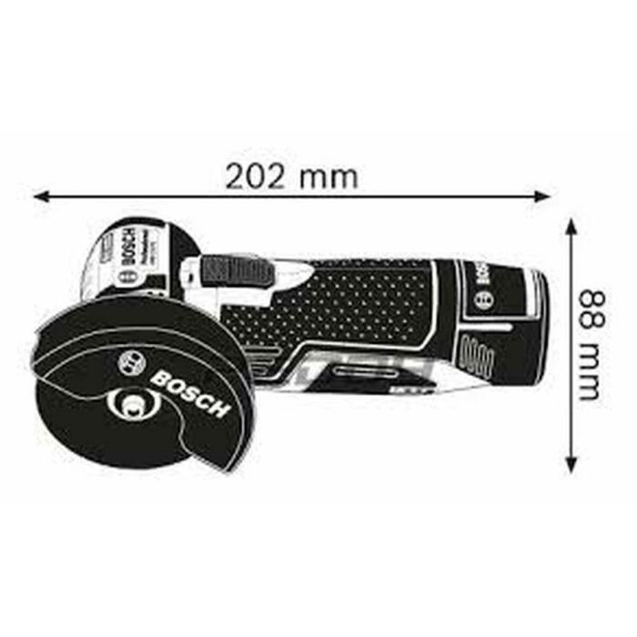 Bosch Professional GWS 12V-76 Amoladora Angular Inalámbrica 12V, Motor EC Sin Escobillas, Diseño Compacto y Ergonómico para Cortes Rápidos 8