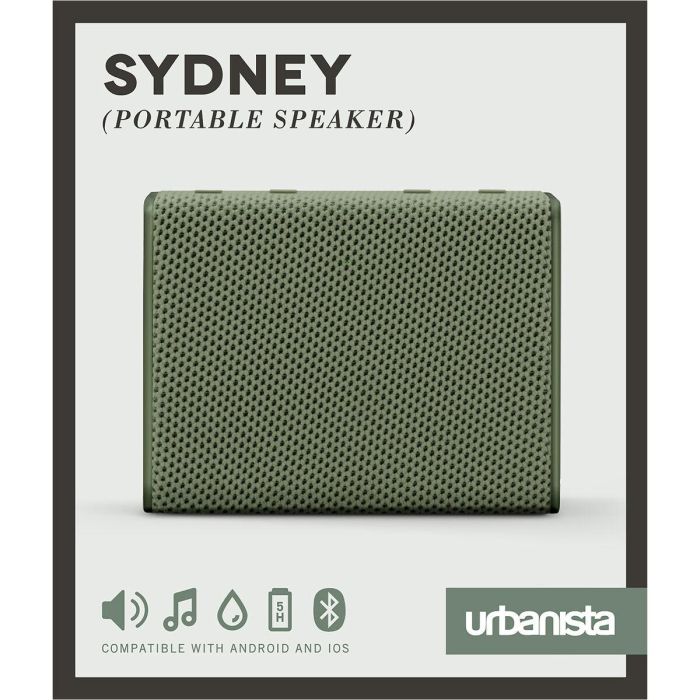 Urbanista Altavoz Portatil Sydney Bluetooth Verde - Sonido Impecable y Diseño Vibrante hasta 5 Horas de Autonomía 1 Urbanista Altavoz Portatil Sydney Bluetooth Verde - Sonido Impecable y Diseño Vibrante hasta 5 Horas de Autonomía 1