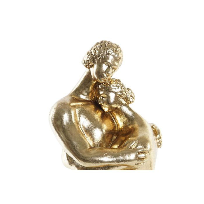 Figura Moderno DKD Home Decor Negro Dorado 13.5 x 37.5 x 15.5 cm (2 Unidades) 2 Figura Moderno DKD Home Decor Negro Dorado 13.5 x 37.5 x 15.5 cm (2 Unidades) 2