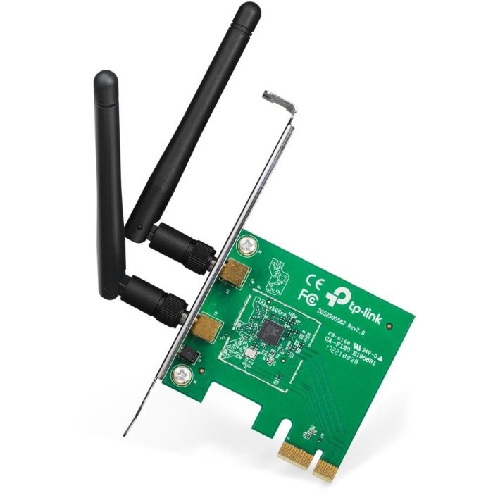 Tp-Link Tarjeta WiFi PCI Express 300 Mbps Inalámbrica N Interfaz PCI Express Compatible Windows