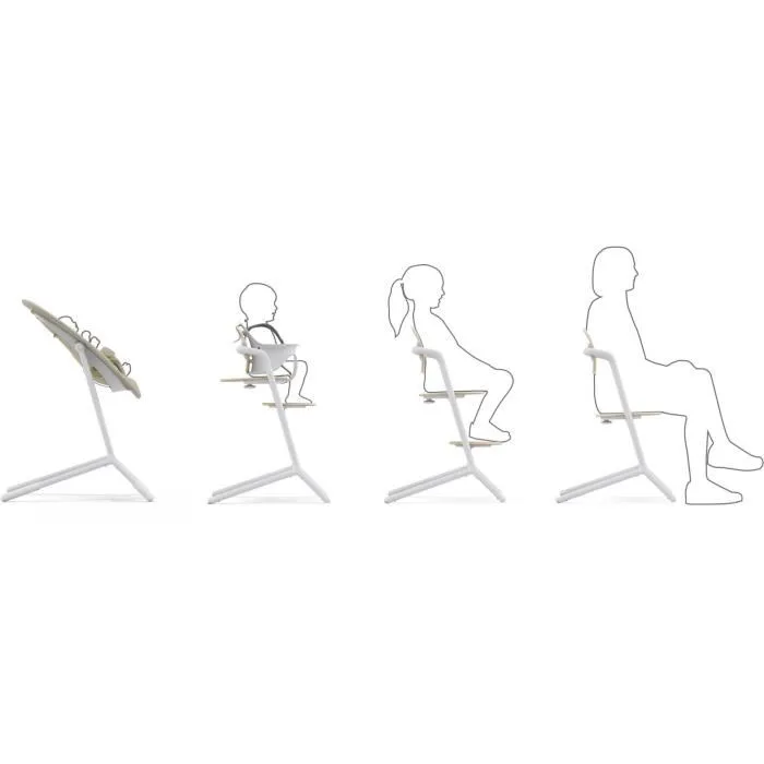 Cybex Gold Trona Lemo 2 Escalable y Ajustable Blanco Arena CYB1700871359604 2
