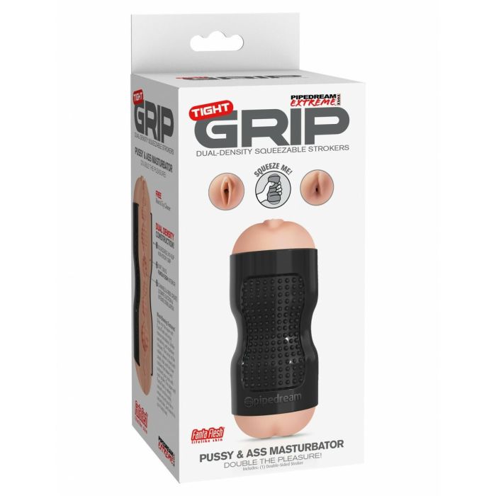 Masturbador Masculino Pipedream Tight Grip Pussy & Ass Masturbator Negro