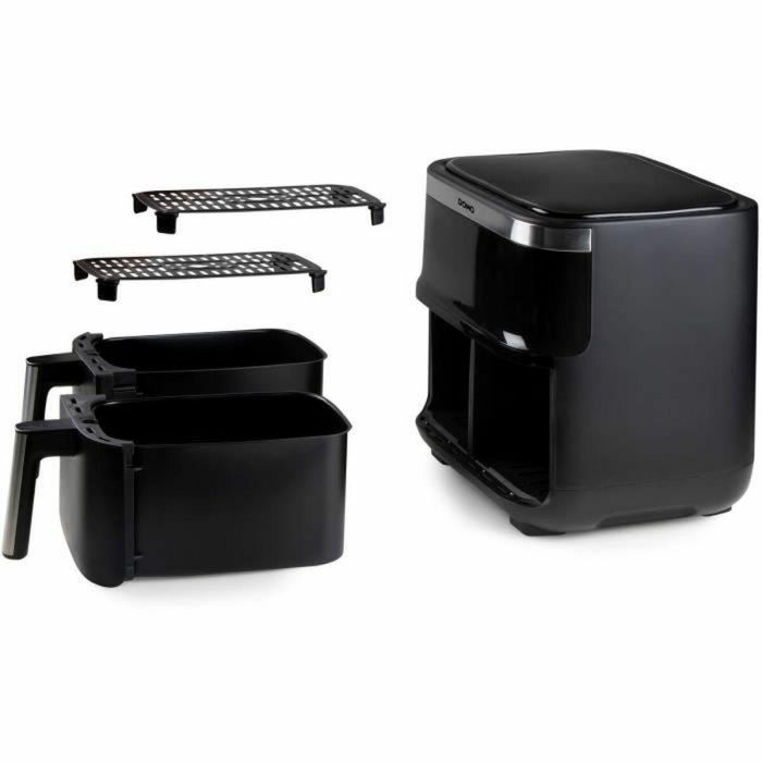 Domo DO537FR Freidora de Aire Caliente Doble Cesta 2x4L (8L) Gran Capacidad, 8 Programas Automáticos, Temp. 85-200°C 4 Domo DO537FR Freidora de Aire Caliente Doble Cesta 2x4L (8L) Gran Capacidad, 8 Programas Automáticos, Temp. 85-200°C 4
