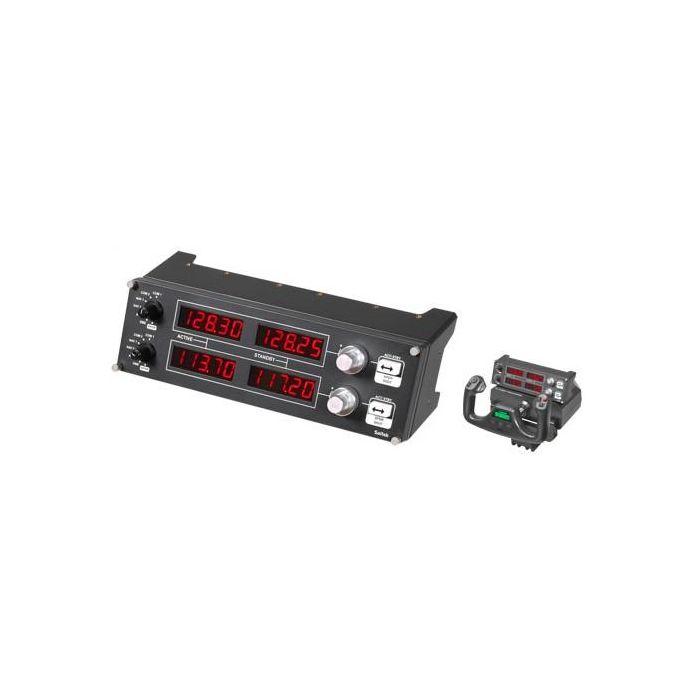 Logitech Flight Radio Panel - Panel de Instrumentos de Simulador de Vuelo Cableado para PC