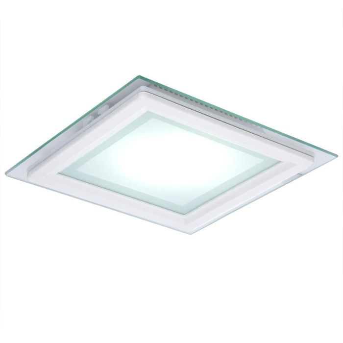 Foco Downlight LED 15W 1500Lm 6000ºK Cuadrado   Cristal 40.000H [GR-MB02-15W-CW] 1