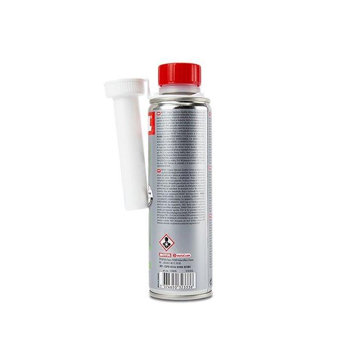 Motul Limpia Inyectores Gasolina MTL110696 Aditivo Acción Inmediata para Motores de Gasolina con Inyección o Carburador, Limpieza Eficaz y Restablecimiento Rendimiento 1