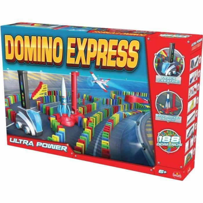 Domino - GOLIATH - Domino Express Ultra Power - ¡Superventas para circuitos impresionantes! A partir de 6 años 2 Domino - GOLIATH - Domino Express Ultra Power - ¡Superventas para circuitos impresionantes! A partir de 6 años 2