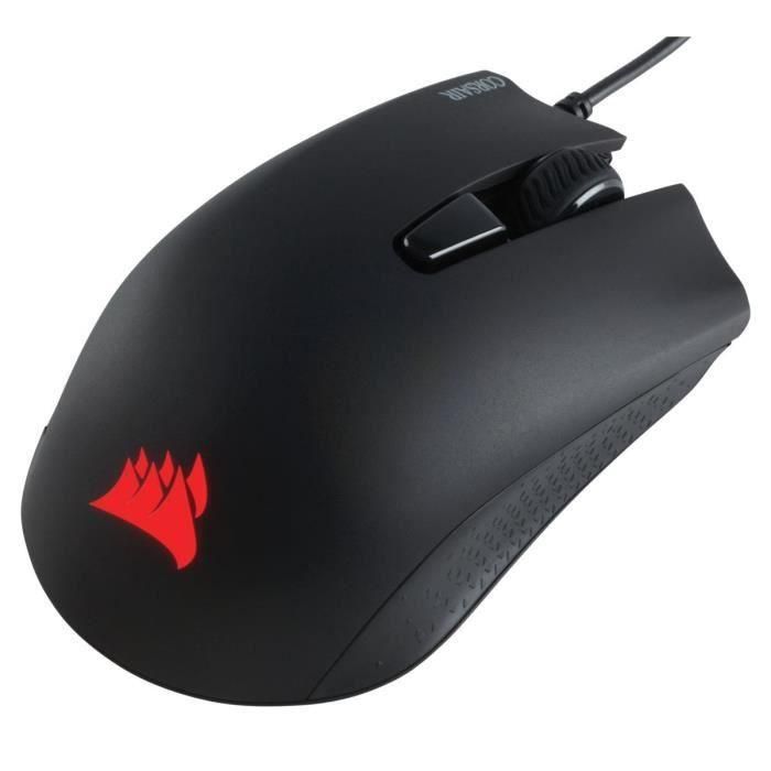 Corsair CH-9301111-EU Ratón Óptico Gaming HARPOON RGB PRO FPS/MOBA, 12000 DPI, Retroiluminación RGB, 85g Ligero, Negro 1 Corsair CH-9301111-EU Ratón Óptico Gaming HARPOON RGB PRO FPS/MOBA, 12000 DPI, Retroiluminación RGB, 85g Ligero, Negro 1