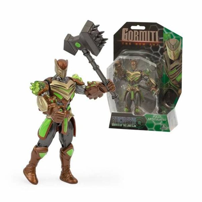 Figura gormiti 15 cm con arma, con 9 puntos de artículación ¡podrás recrear todas las escenas de acción! - modelos surtidos 2 Figura gormiti 15 cm con arma, con 9 puntos de artículación ¡podrás recrear todas las escenas de acción! - modelos surtidos 2