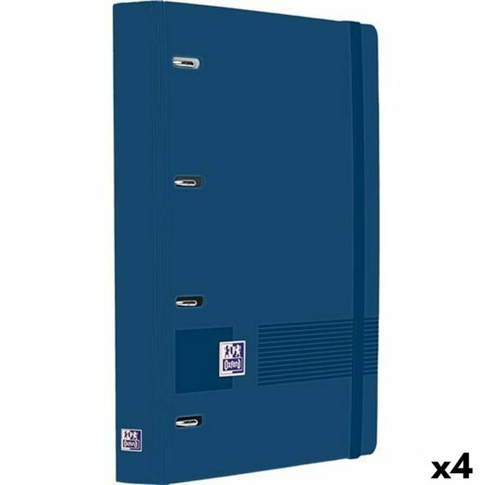 Carpeta de anillas Oxford LIVE&GO Azul marino A4+ (4 Unidades) 0 Carpeta de anillas Oxford LIVE&GO Azul marino A4+ (4 Unidades) 0