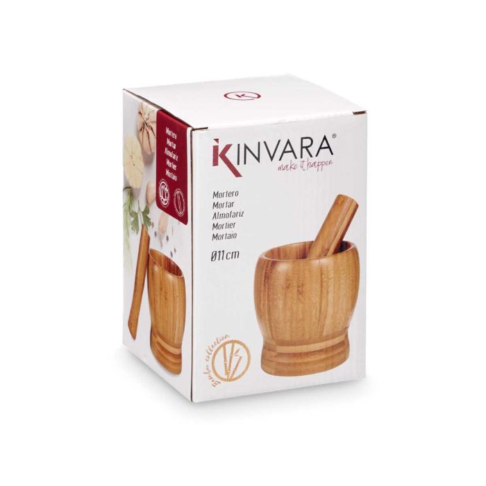 Mortero Bambu 250Ml Kinvara 12X11CM (8 Unidades) 1 Mortero Bambu 250Ml Kinvara 12X11CM (8 Unidades) 1