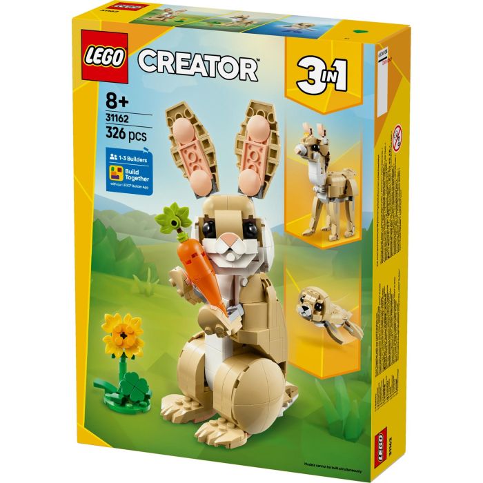 LEGO 31162 Creator El Adorable Conejito 3 en 1 - Set de Construcción de Juguete para Niñas a partir de 8 Años 11 LEGO 31162 Creator El Adorable Conejito 3 en 1 - Set de Construcción de Juguete para Niñas a partir de 8 Años 11