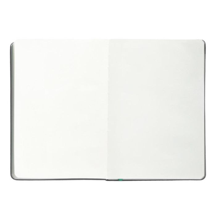 Cuaderno Con Gomilla Antartik Notes Tapa Dura A5 Hojas Lisas Gris Y Turquesa 100 Hojas 80 gr Fsc 7