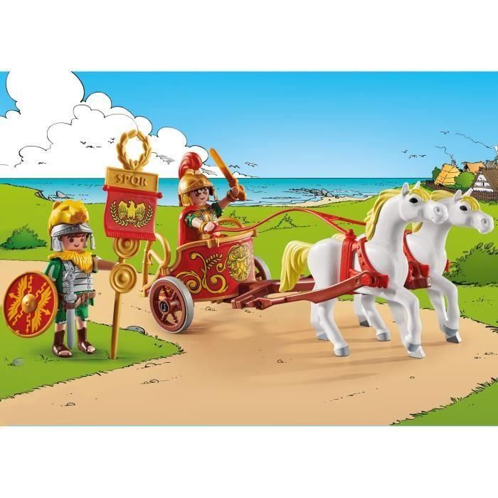 PLAYMOBIL 71543 Astérix: César con carro y caballos 1