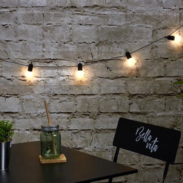 Guirnalda Solar 20 Led Blanca Home Deco Factory 1 Guirnalda Solar 20 Led Blanca Home Deco Factory 1