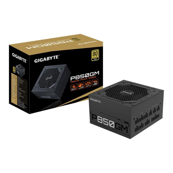 Gigabyte P850GM Fuente de Alimentación 850W 80+ Gold Modular ATX para PC