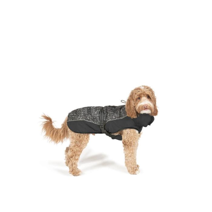 Dog Gone Smart Abrigo Aspen Perro Impermeable Cortavientos, Forro Polar Cálido, Antimanchas Repez-It, Reflectante Negro 45 cm 4 Dog Gone Smart Abrigo Aspen Perro Impermeable Cortavientos, Forro Polar Cálido, Antimanchas Repez-It, Reflectante Negro 45 cm 4