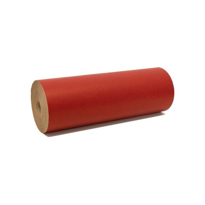 Papel De Embalar Kraft Bobina Primera Rojo 31 Cm 2.8 Kg (Aprox.)