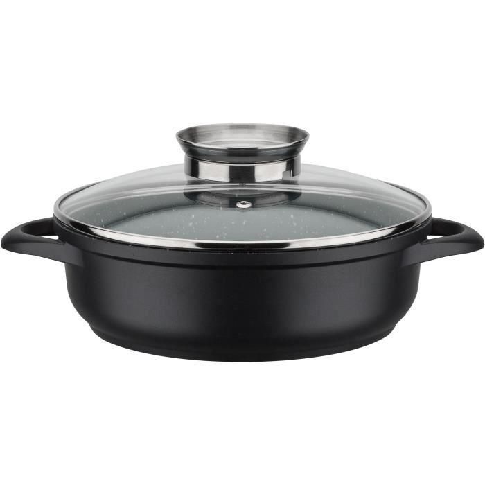 GSW - 414562 - Batería - GRANITO GOURMET masivo forjado de aluminio - 10 piezas - Inducción - Recubrimiento GRANITO VITAFLON 5 GSW - 414562 - Batería - GRANITO GOURMET masivo forjado de aluminio - 10 piezas - Inducción - Recubrimiento GRANITO VITAFLON 5
