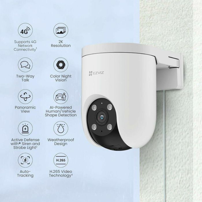 Videocámara de Vigilancia Ezviz H8C 4G 10