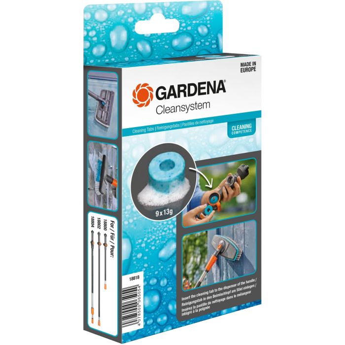 Gardena Champú en disco para limpiar superficies de pintura, vidrio y plástico, pack de 9 unidades, ref. 74462 3 Gardena Champú en disco para limpiar superficies de pintura, vidrio y plástico, pack de 9 unidades, ref. 74462 3