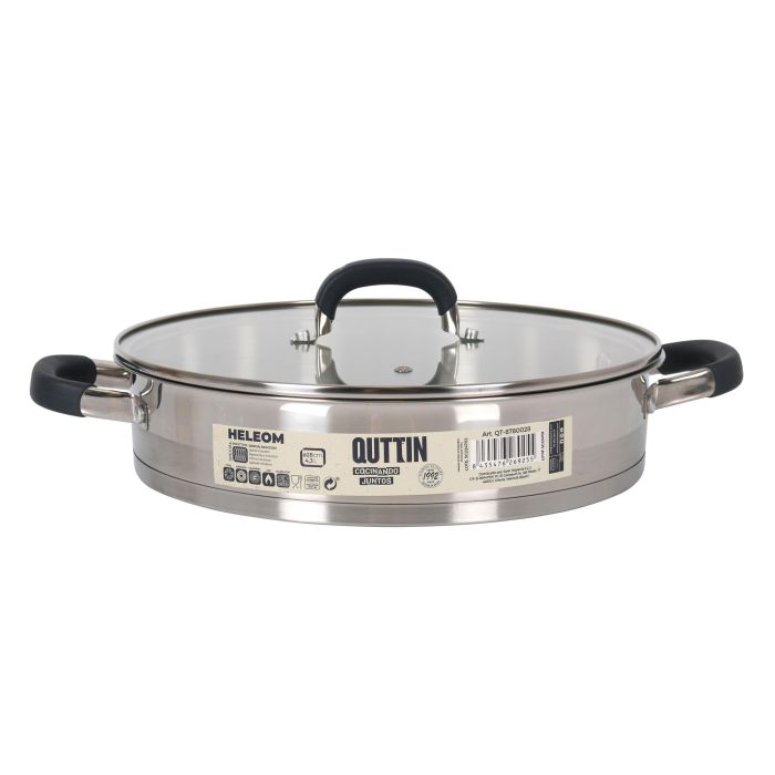 Cacerola baja acero inoxidable 28 cm 4.3L Quttin (2 Unidades) 2 Cacerola baja acero inoxidable 28 cm 4.3L Quttin (2 Unidades) 2