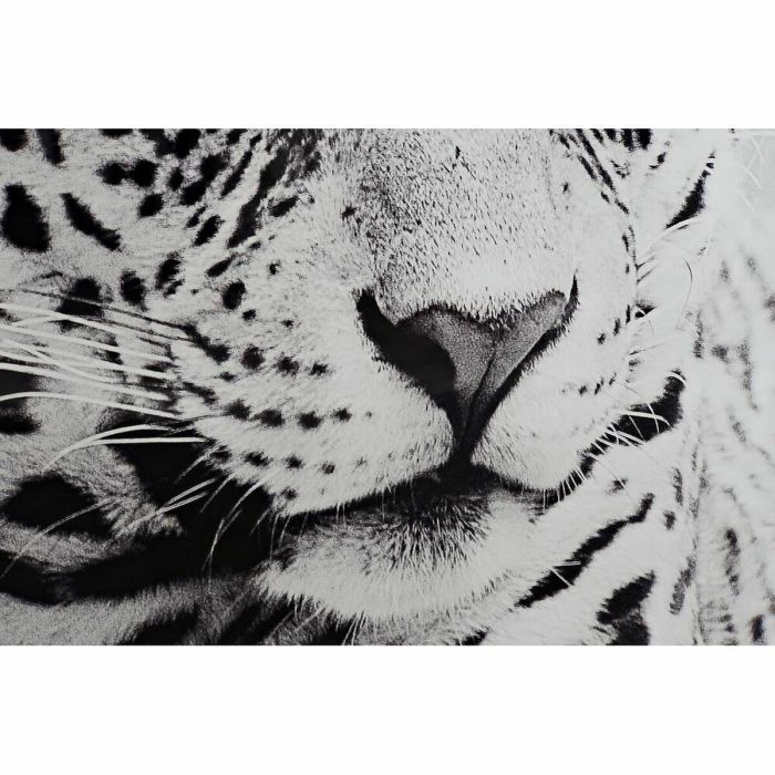 Cuadro DKD Home Decor 100 x 2,5 x 100 cm Leopardo Colonial (2 Unidades) 2