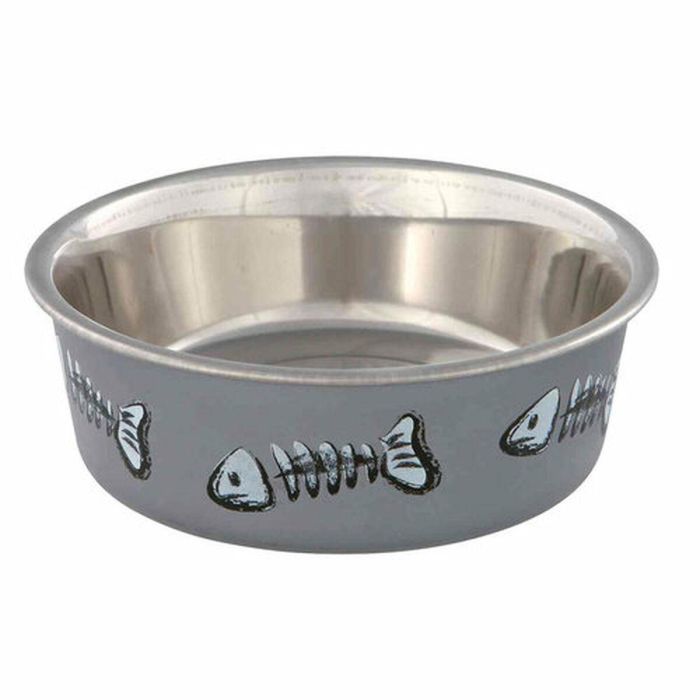 Comedero para Gato Trixie Acero Inoxidable Ø 12 cm 3 Comedero para Gato Trixie Acero Inoxidable Ø 12 cm 3