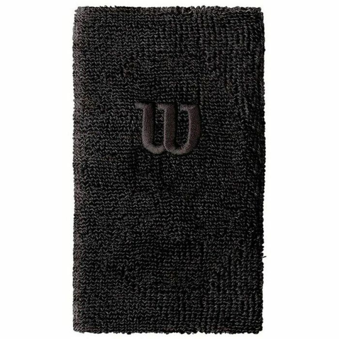 Muñequera Deportiva Wilson Extra Wide Negro