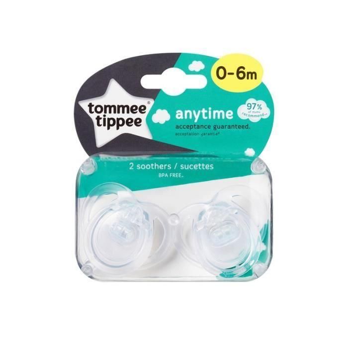 TOMMEE TIPPEE 2 Lollipops CTN Classic 0-6m color aleatorio (colores aleatorios - Rosa / azul / transparente) 3