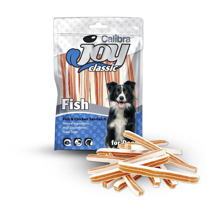 Calibra Joy Dog Classic Sandwich Peixe Frango 80 gr Calibra Joy Dog Classic Sandwich Peixe Frango 80 gr
