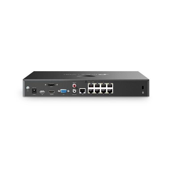 VIGI Grabador de Video en Red NVR2008H-8MP, 8 Canales, 80 Mbps In, 60 Mbps Out, 4K HDMI 1