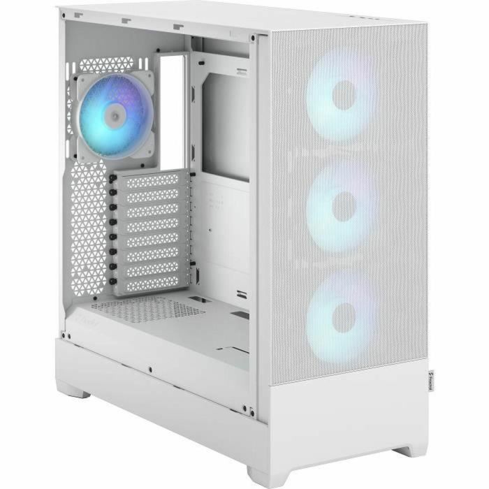 Fractal Design FD-C-POR1X-01 Caja PC Pop XL Air RGB White TG E-ATX 4 Ventiladores RGB Radiador 360mm Malla Frontal Blanco