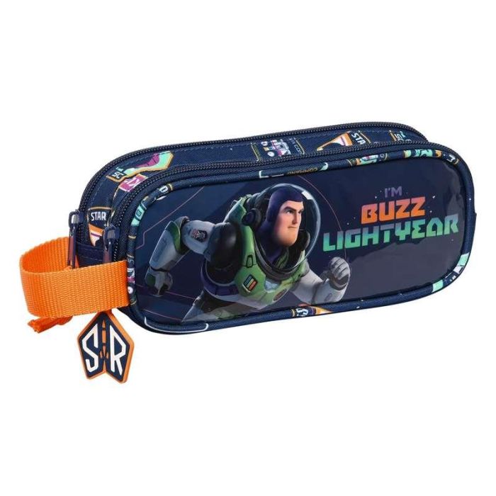 Portatodo Doble Buzz Lightyear Azul marino (21 x 8 x 6 cm) Portatodo Doble Buzz Lightyear Azul marino (21 x 8 x 6 cm)