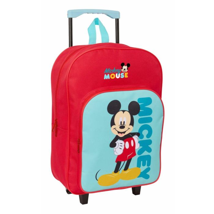 Safta Mochila Grande con Ruedas Mickey Mouse 32x42x14 cm, para Niños a partir de 3 Años 2 Safta Mochila Grande con Ruedas Mickey Mouse 32x42x14 cm, para Niños a partir de 3 Años 2
