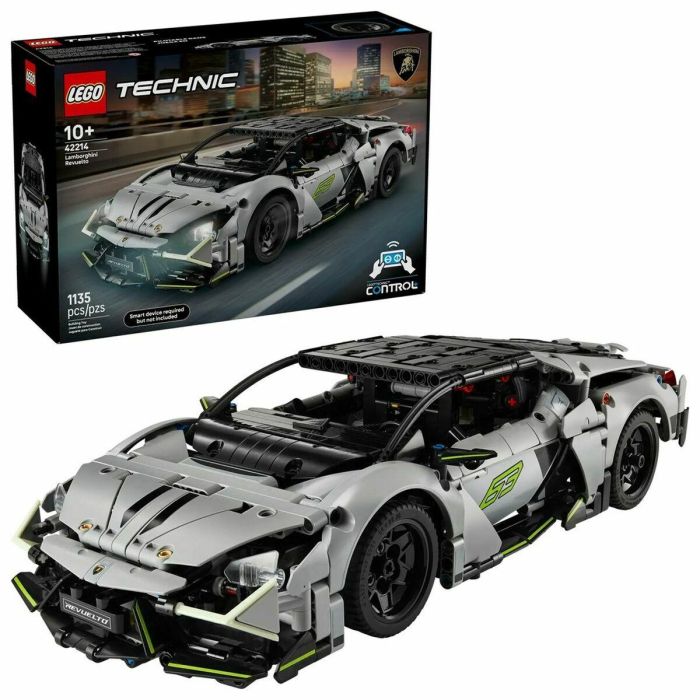 LEGO 42214 Technic Lamborghini Revuelto Supercar - Set de construcción para niños de 10 años