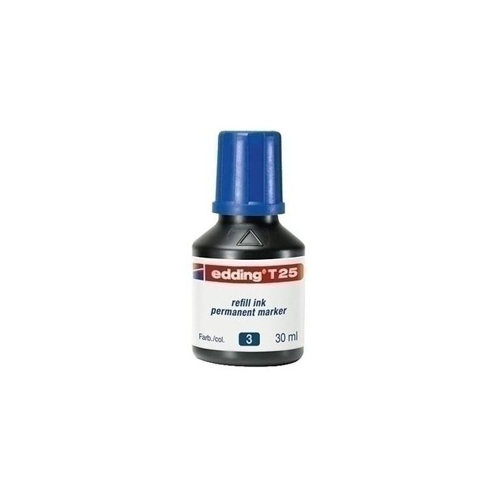 Tinta Rotulador Edding Frasco 30 Ml. T25 Azul