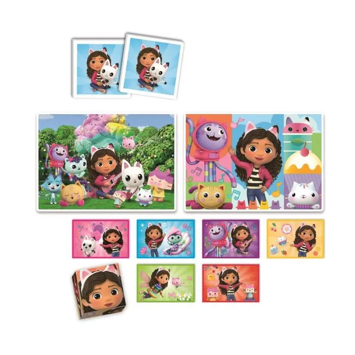 Clementoni Edukit 4 en 1 La Casa de Muñecas de Gabby para Niños +3 Años 4