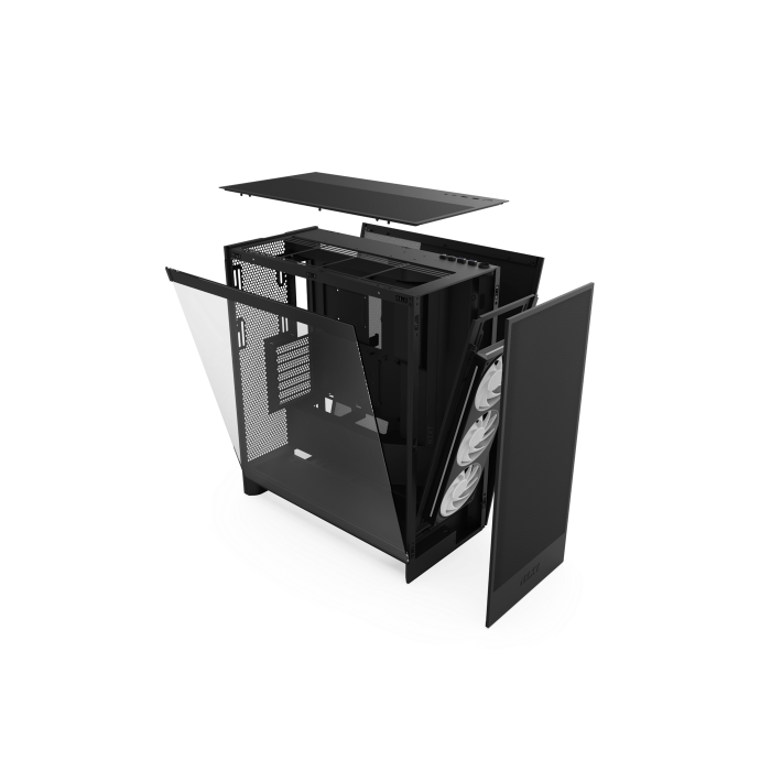 NZXT H7 Flow RGB Midi Tower Negro 4 NZXT H7 Flow RGB Midi Tower Negro 4
