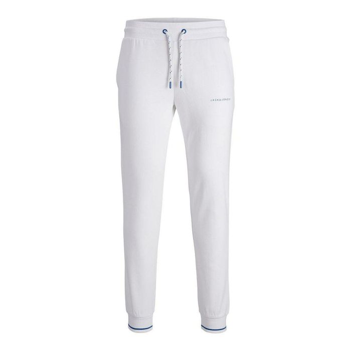 Pantalón de Chándal para Adultos Jack & Jones JPSTGORDON JJGLOBUS 12225105 Blanco Hombre