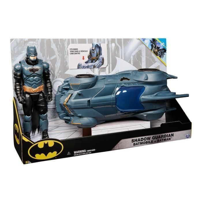 Figura Batman 30 Cm Y Batmovil 6070521 Spin Master 4