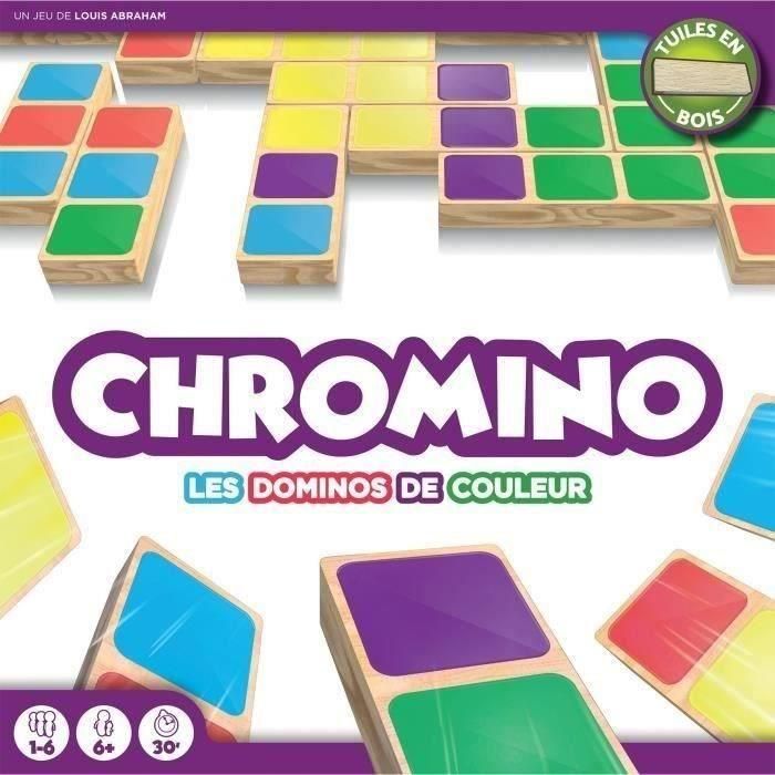 Chromino|Asmodee - Juego de dominó de colores 2 Chromino|Asmodee - Juego de dominó de colores 2