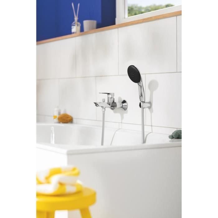 Set de ducha con rociador de 2 chorros, soporte y flexo - GROHE Vitalio Start 110 27950001 - Fácil selección - Ahorro de agua 1 Set de ducha con rociador de 2 chorros, soporte y flexo - GROHE Vitalio Start 110 27950001 - Fácil selección - Ahorro de agua 1