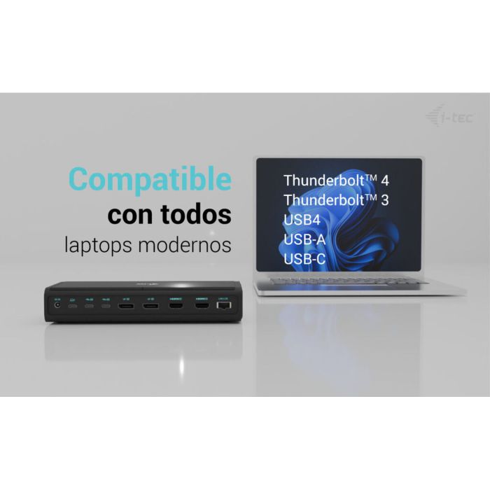 Soporte para Portátil i-Tec CA6MONITORDOCKPD 18