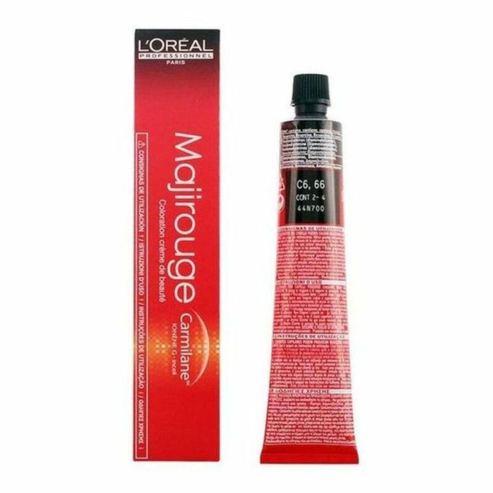 L'Oréal Majirouge Carmilane 50ml Color C666 - Tinte Permanente Rojo Intenso