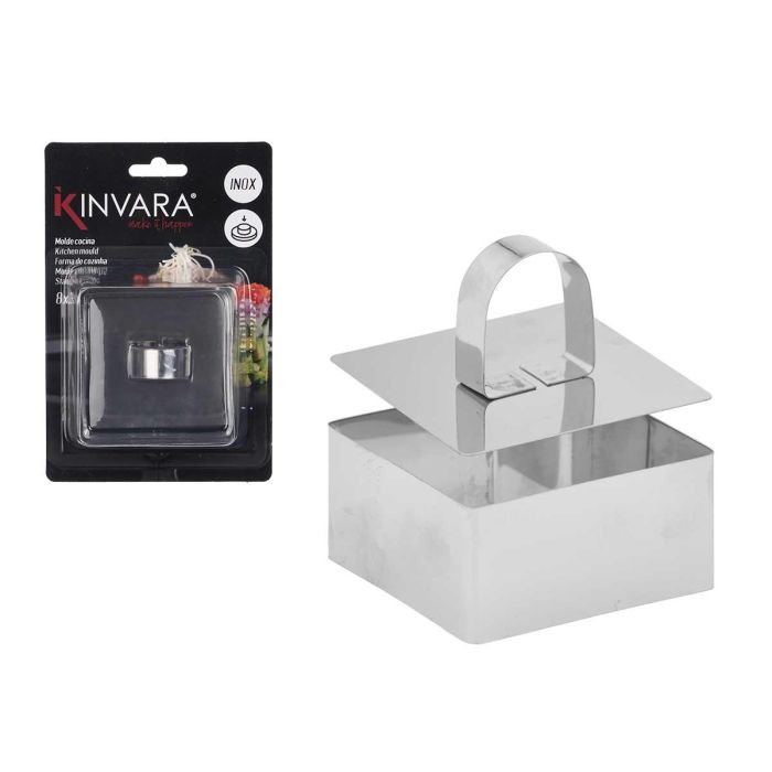 Molde Cocina Cuadrado Kinvara 8X4CM (24 Unidades) Molde Cocina Cuadrado Kinvara 8X4CM (24 Unidades)